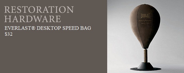 The 12 Days of Dappered | Day #12 Everlast Desktop Speed Bag – $32.00 The 12 Days of Dappered | Day #12 Everlast Desktop Speed Bag – $32.00