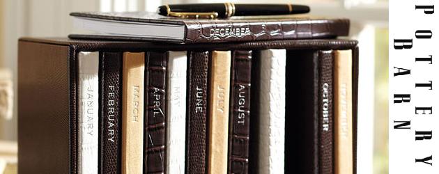 Pottery Barn 12 Monthly Notebooks