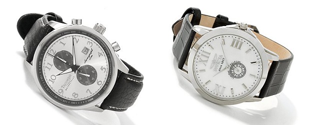 Two $100 White Face Dress Watches Two $100 White Face Dress Watches