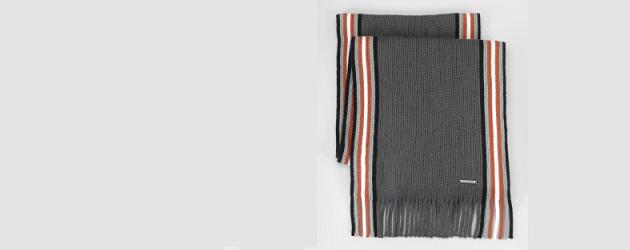 Calvin Klein Orange Border Scarf – $29.40