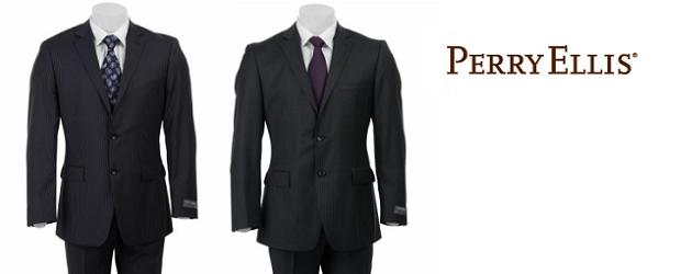 Perry Ellis Striped Suits