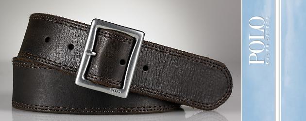 Ralph Lauren Rugged Leather Belt