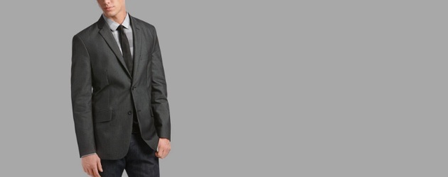 Alfani Red Two Button Cotton Blazer