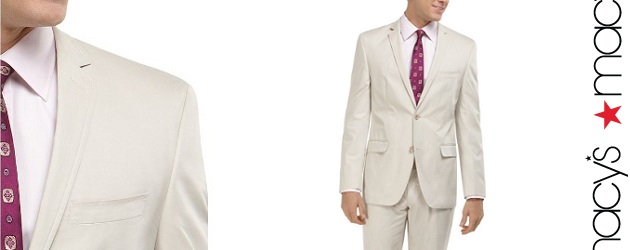 Tallia Tan Cotton Suit Tallia Tan Cotton Suit