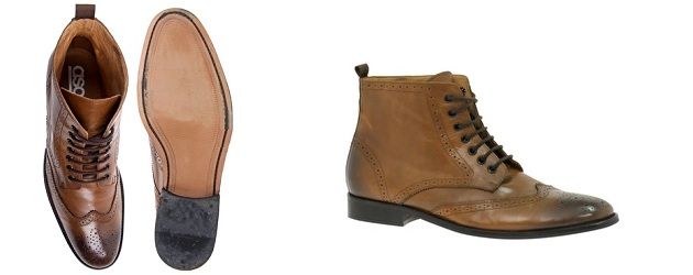 ASOS Leather Brogue Boots ASOS Leather Brogue Boots