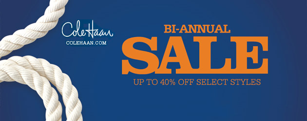 Cole Haan Bi-annual Sale