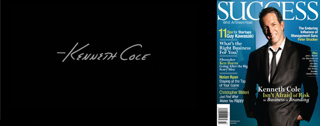 Kenneth Cole in Success Magazine