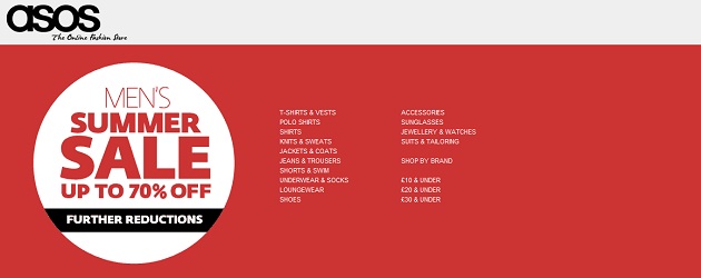 ASOS Summer Sale – 70% Off ASOS Summer Sale – 70% Off