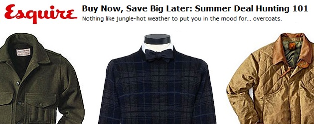 Esquire’s Top 10 Summer Deals on Winter Clothes