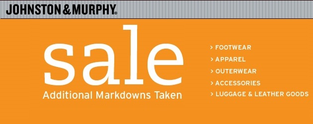 Johnston & Murphy Summer Sale