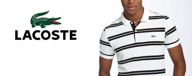 Lacoste Red! Slim Stripe Polo Sale Lacoste Red! Slim Stripe Polo Sale