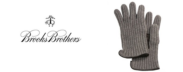 Brooks Brotheres Cashmere Knit Gloves