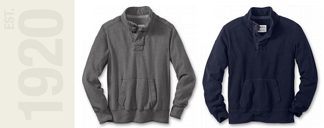 The Anti-Hoodie: Eddie Bauer Sueded Jersey Button Mock The Anti-Hoodie: Eddie Bauer Sueded Jersey Button Mock