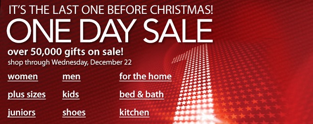 Macy’s One Day Sale Picks – December 21 – 22