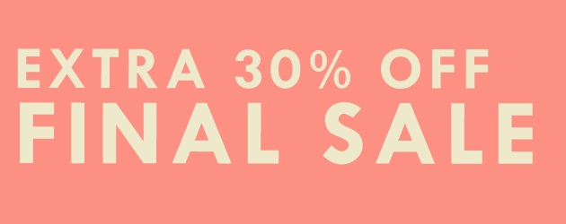 J. Crew Extra 30% off Final Sale J. Crew Extra 30% off Final Sale