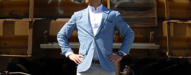 Would you wear it?  The Chambray Blazer