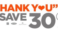 30% off everything at GAP Inc sites.  Three picks for each brand.