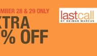Last Call Neiman Marcus Extra 41% off Sale Luxury outlet discounts are good. An extra 41% off is better.