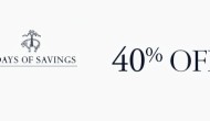 40% off All Brooks Brothers Accessories Last on, first noticed, almost half off...