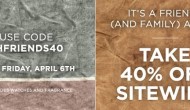 Taking an A+ discount and applying it to C+ merch?