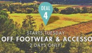Whoa, 60%?  Suede Deserts for $38, weekender for $56...