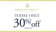 Brooks Brothers 30% off Select Accessories, Shoes, & Ties Silver cufflinks, leather card cases, & made in the US shoes.