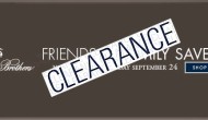 Brooks Brothers F&F 25% off – The Clearance Section Where the best bargains lurk...