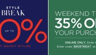 Lots in sale + 35% off code = a nice one.