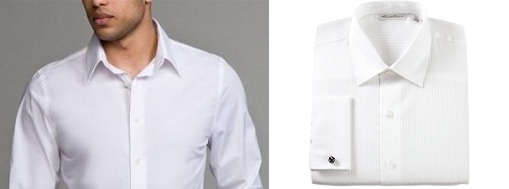 Express shirts (left) are great.  Just not for the office.