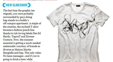 Details Magazine: The Return of the Graphic Tee?