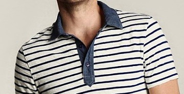 The Suggestion:  The Casual Contrast Placket Polo