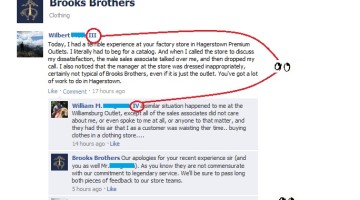 Facebook Whiney Customer Phenomenon – September 2011