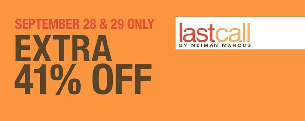 Last Call Neiman Marcus Extra 41% off Sale