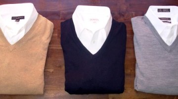 Style Debate:  V-neck sweaters are dipping too deep
