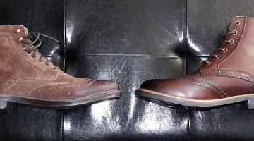 Style Battle:  Two REALLY cheap Wingtip Boots