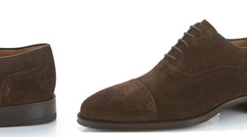 The 30% off plus 15% off Chocolate Suede Oxford