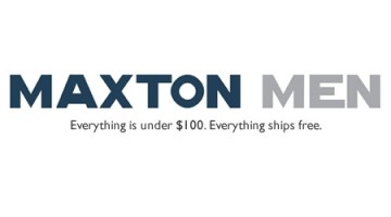 Win it:  $100 worth of Maxton Men goods