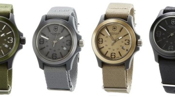 What would you pay?  Victorinox’s Fabric Strap Watch