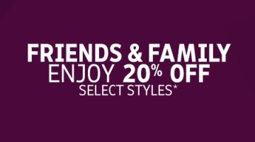 Endless Friends & Family Extra 20% off sale