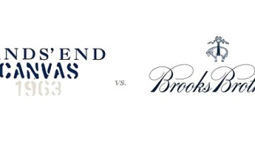Lands’ End Canvas vs. Brooks Brothers – Store Wars Rd. 1