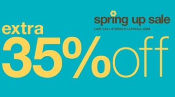 Last Call Extra 35% off Spring Sale