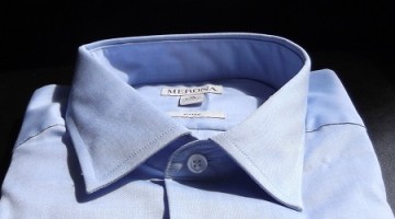 In Person:  Target’s New “Fitted” Light Blue Dress Shirt