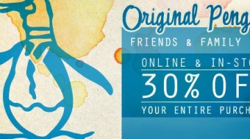 Original Penguin Extra 30% off F&F Sale
