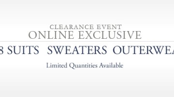 Quick Picks:  Brooks Brothers Online Only Clearance