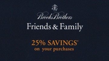 Brooks Brothers Friends & Family 25% Off Picks