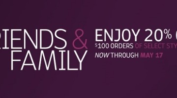 Endless Friends & Family 20% off Sale