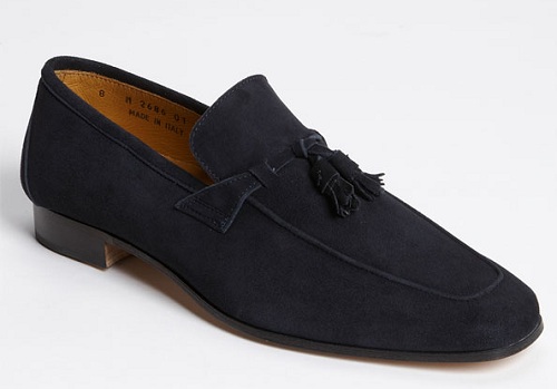 Would you wear it? The Blue Suede Tassel Loafer