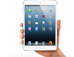 A couple inches smaller than an iPad.