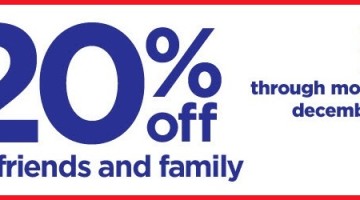 jcp Extra 20% off Friends & Family Sale