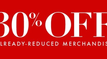 Club Monaco Extra 30% off Sale Items
